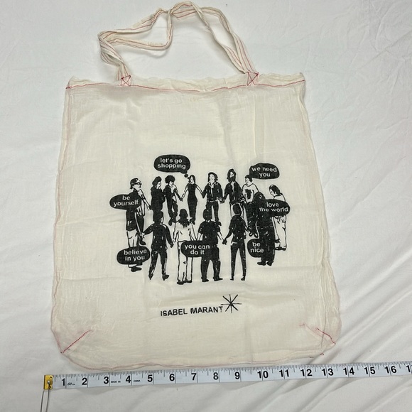 ISABEL MARANT 💯 authentic 100% cotton large tote bag - Picture 3 of 3